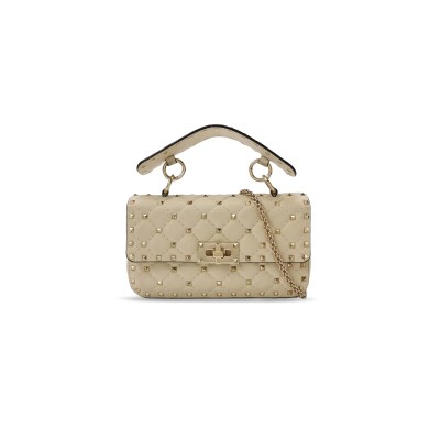 VALENTINO SMALL NAPPA ROCKSTUD SPIKE BAG W2B0123NAPWU2 (20*11.5*5cm) VALENTINO SMALL NAPPA ROCKSTUD SPIKE BAG W2B0123NAPWU2 (20*11.5*5cm)